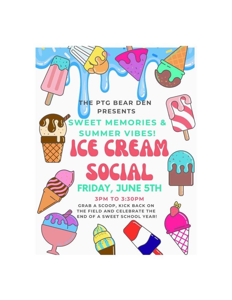 Ice Cream Social Flyer