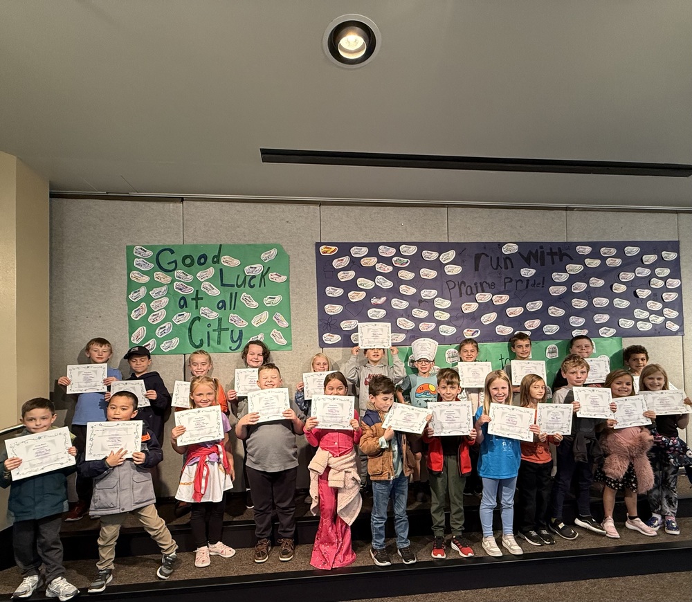 Students Holding Certificates