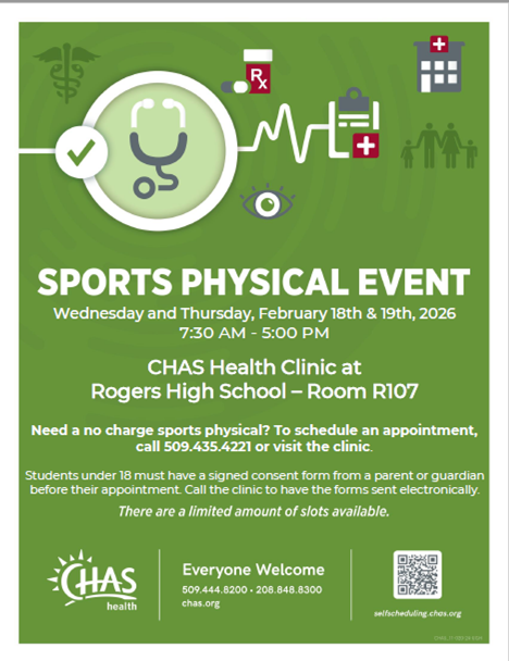 Sports Physical Flyer