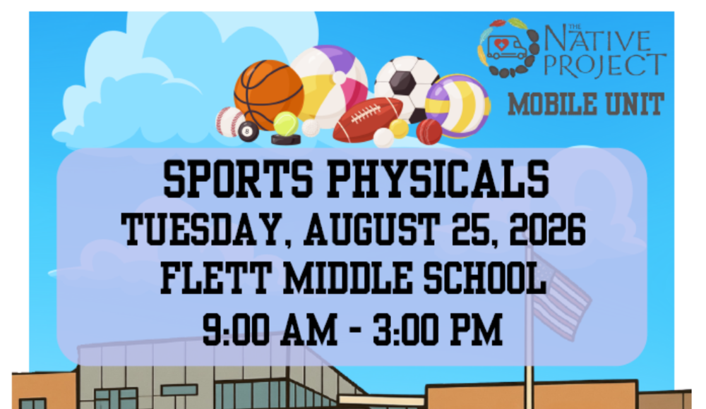 Free Sports Physicals at Flett from The Native Project Mobile Unit