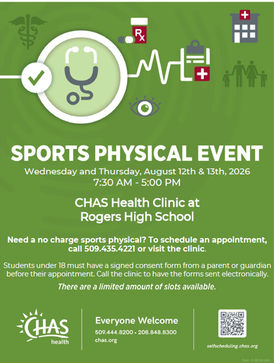 Sports Physical Flyer