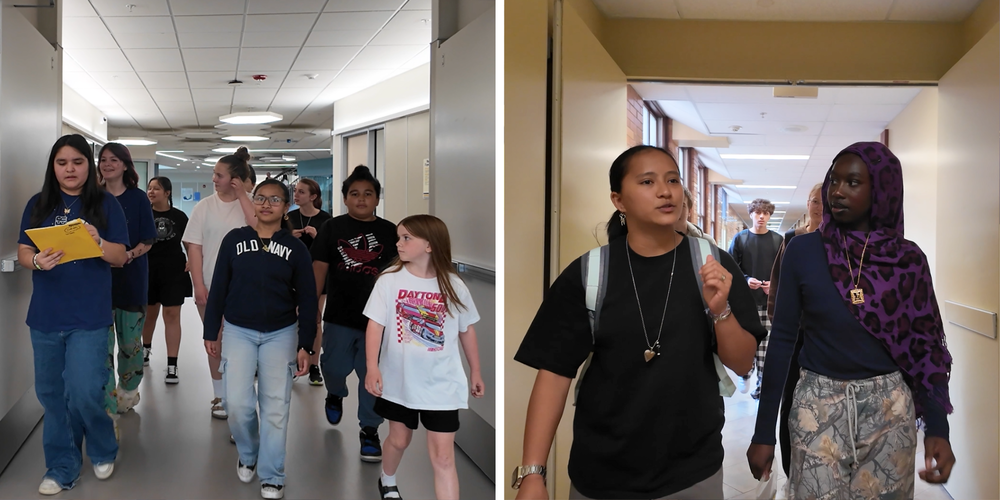 Student-led tours at middle and high schools.