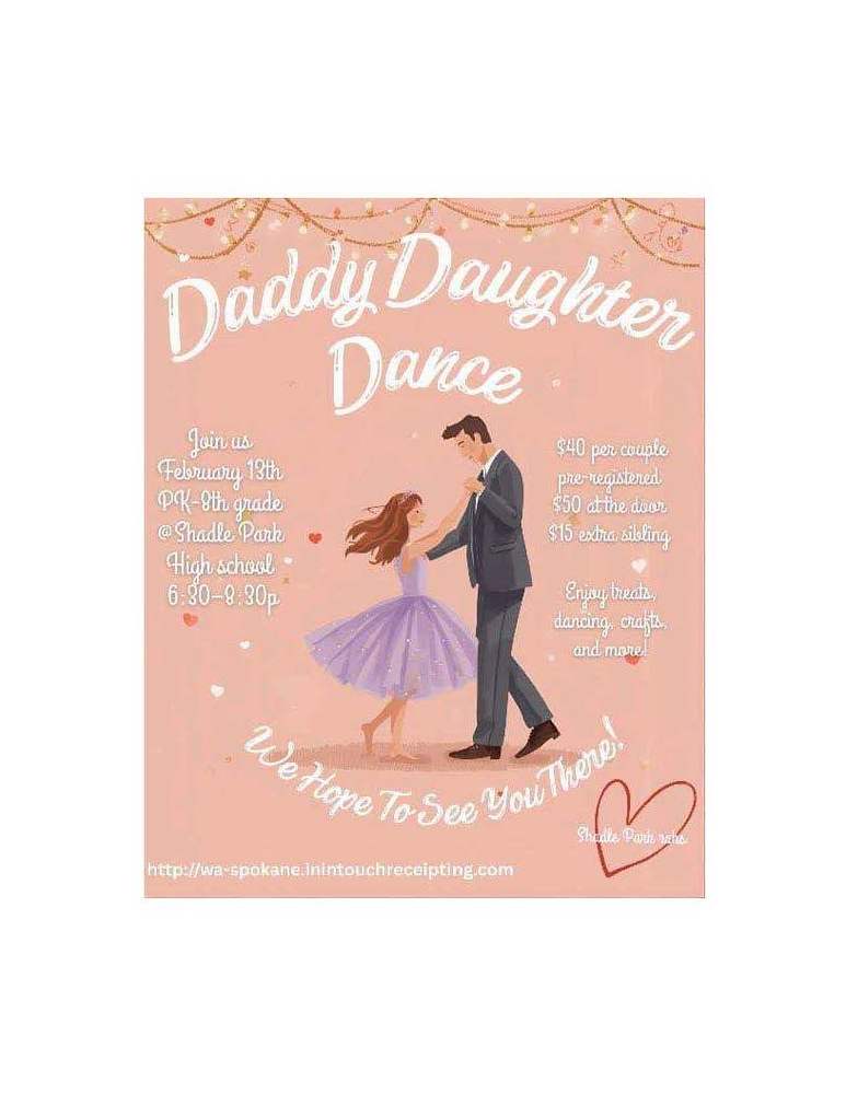 Daddy Daughter Dance Flyer