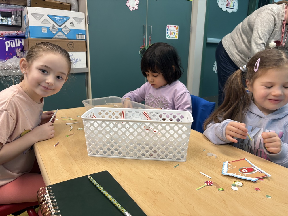 Students with candy canes