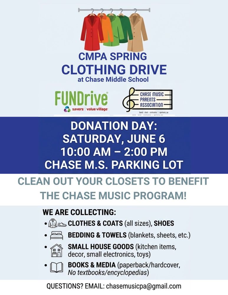 Spring Clothing Drive