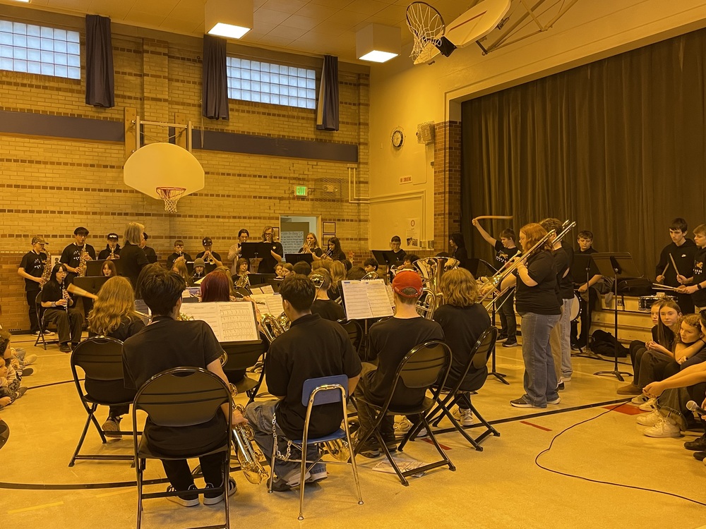 Students with instruments