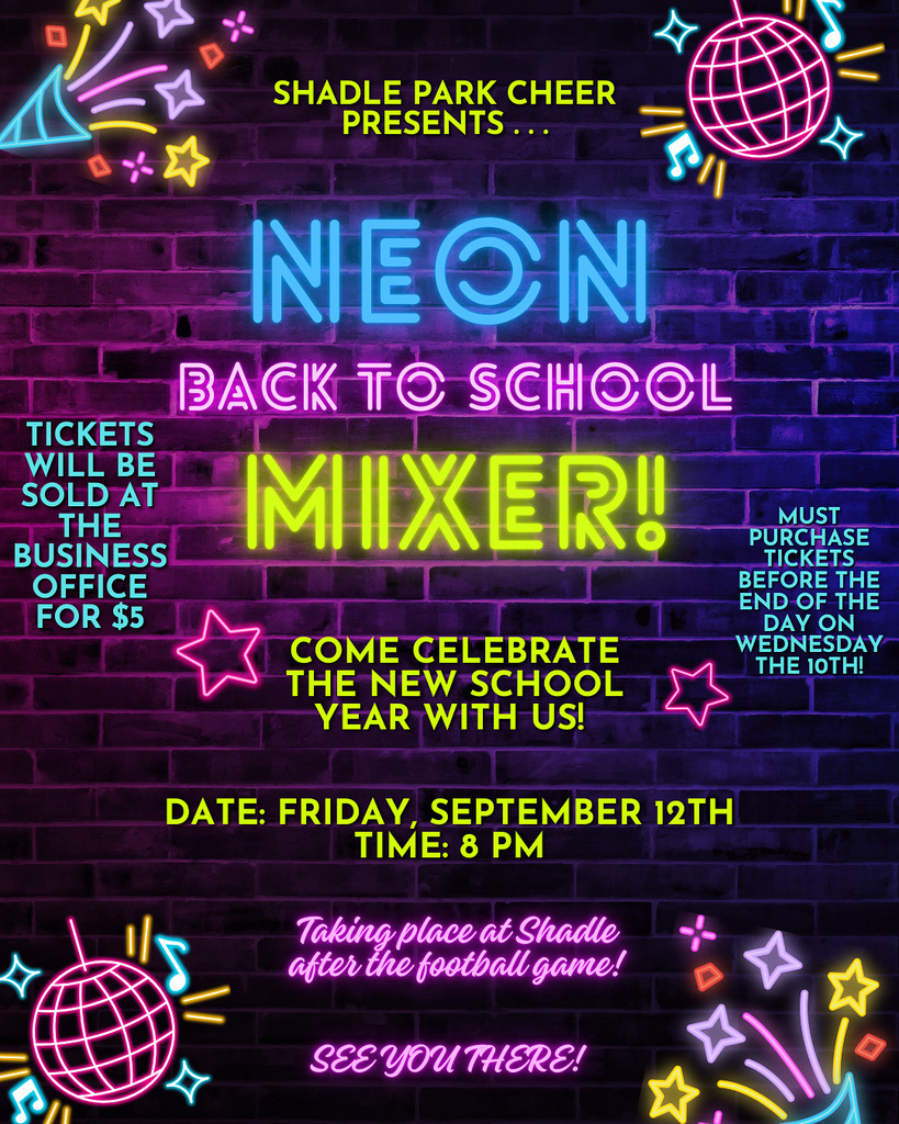 NEON Back to School Mixer Friday Sept. 12th