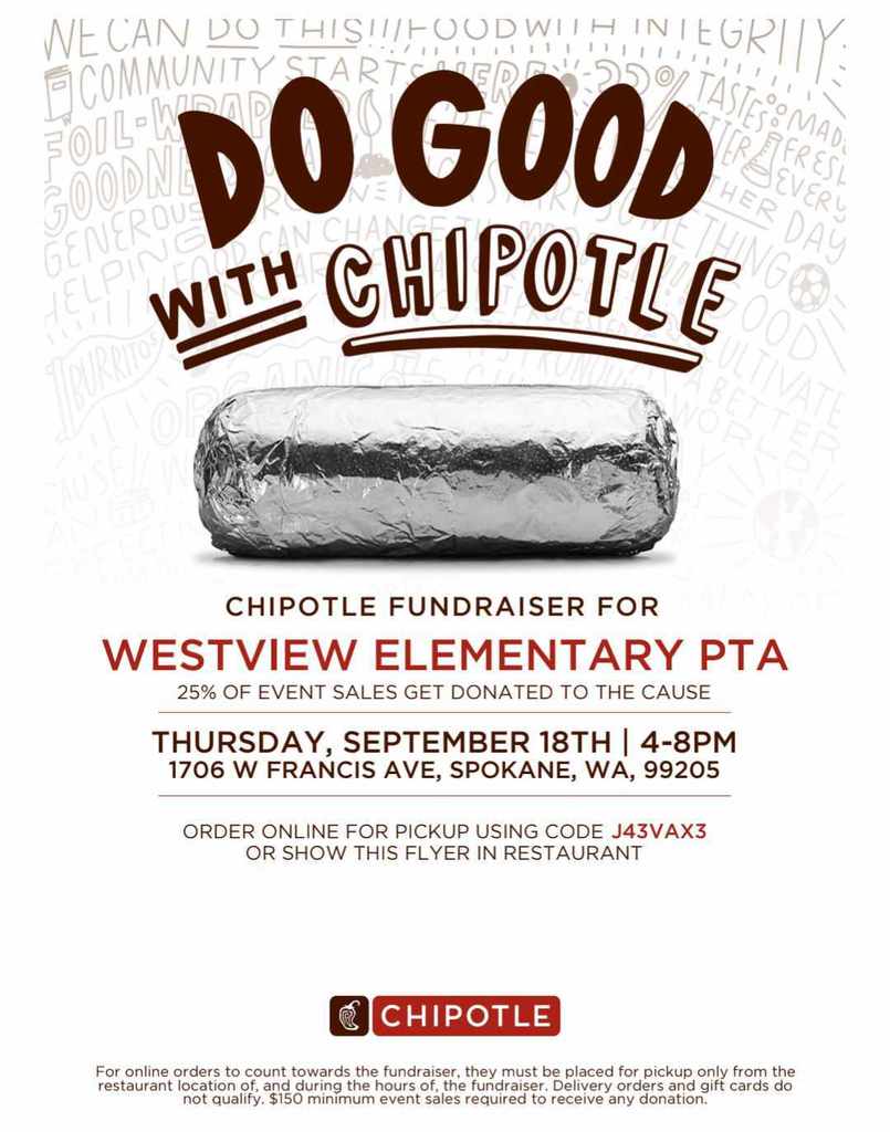 Chipotle Fundraiser Infographic