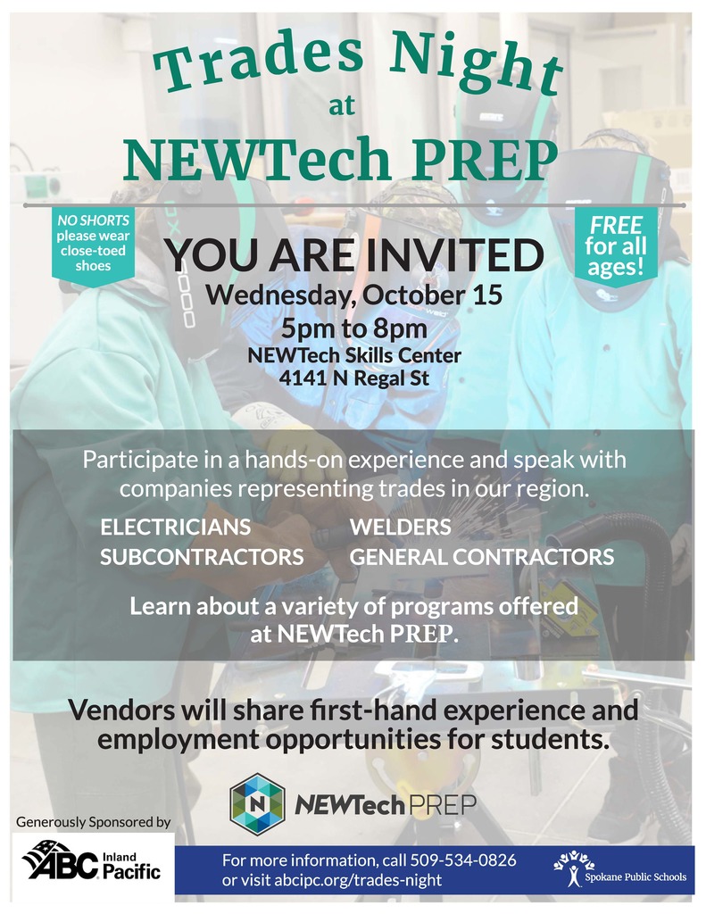 Trade Night at New Tech Prep 