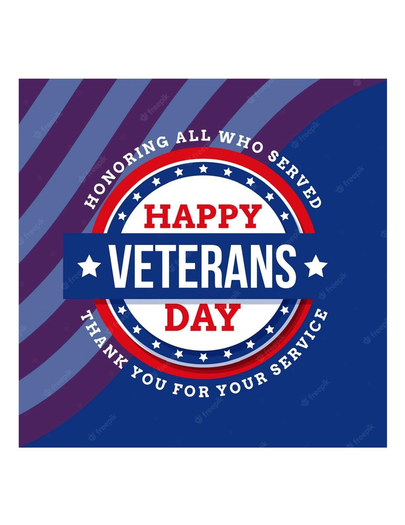 Veteran's Day - No School 