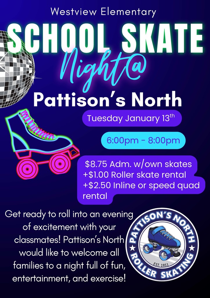 January Skate Night Flyer