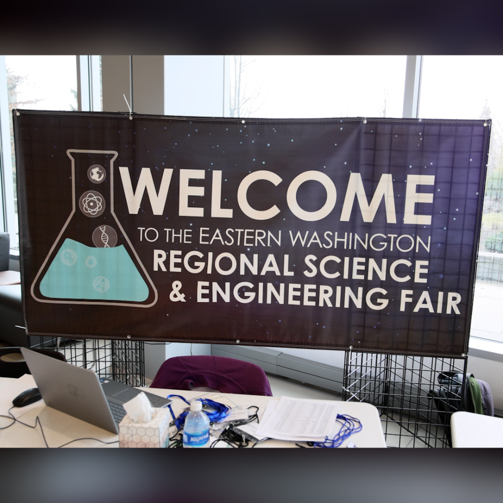 Sign for Eastern Washington Regional Science & Engineer Fair