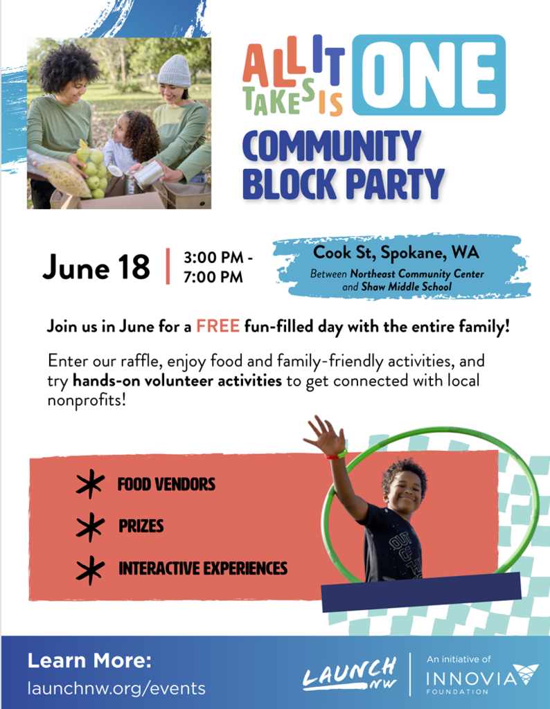 Block party flyer