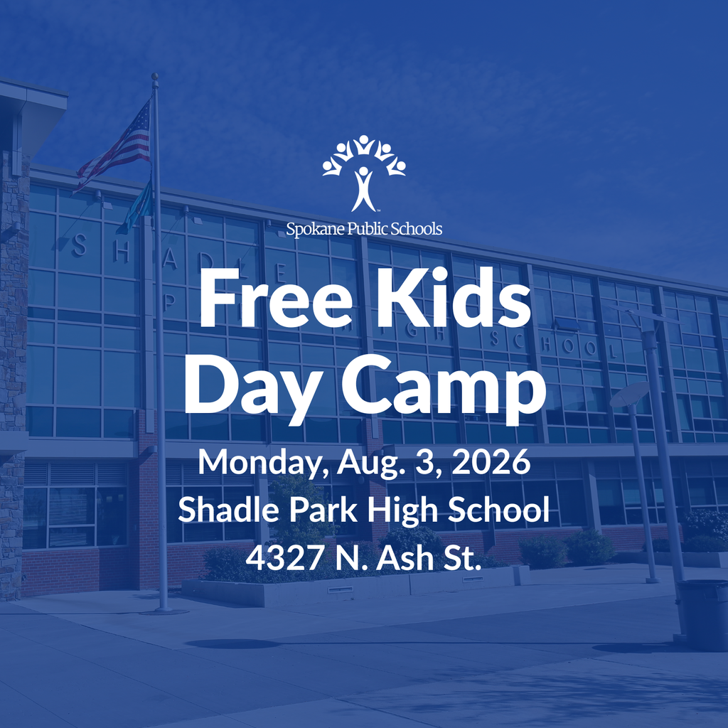 Free Kids Day Camp at Shadle Park High School on Aug. 3