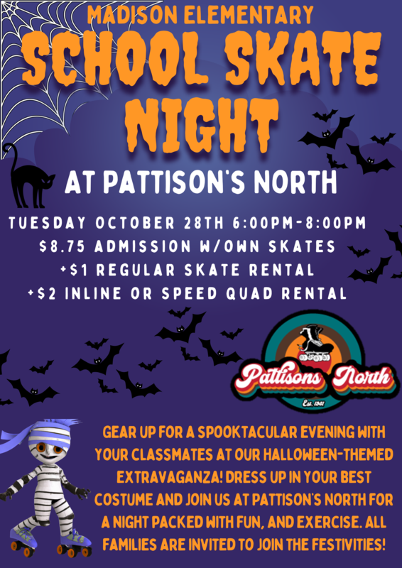 Skate Night flyer