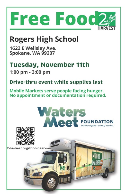 2nd Harvest Mobile Market Rogers High School Tuesday November 11 2025