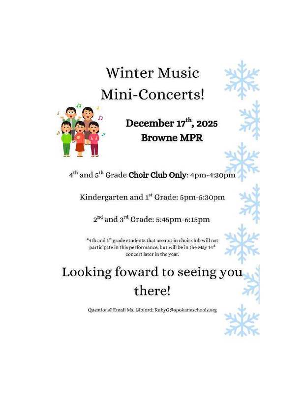 Winter Music Concerts