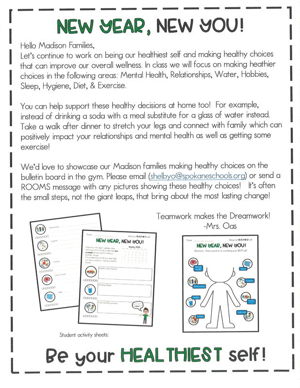 New Year, New You! flyer