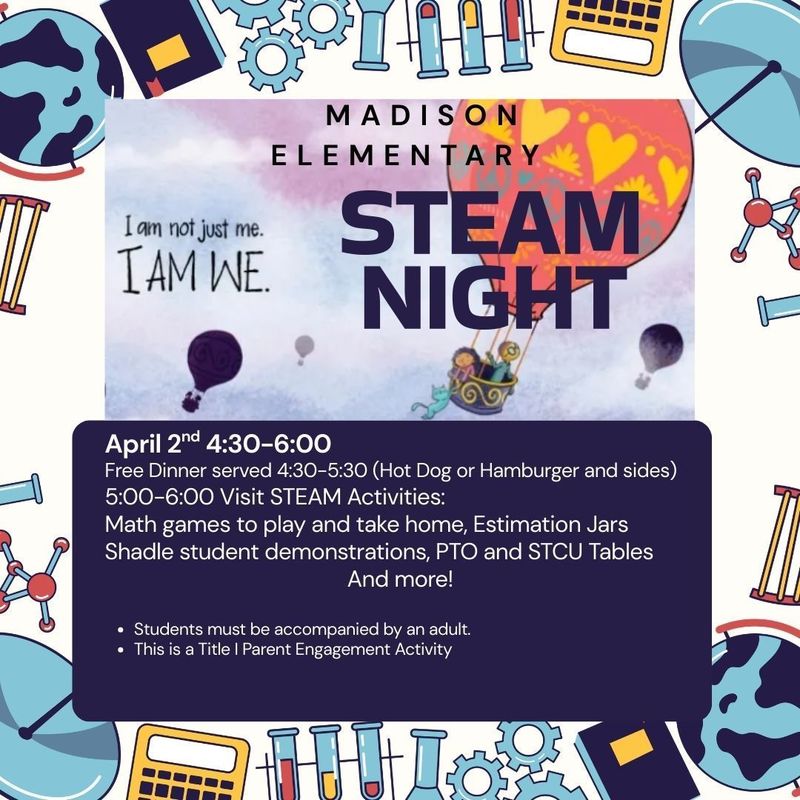 STEAM Night flyer