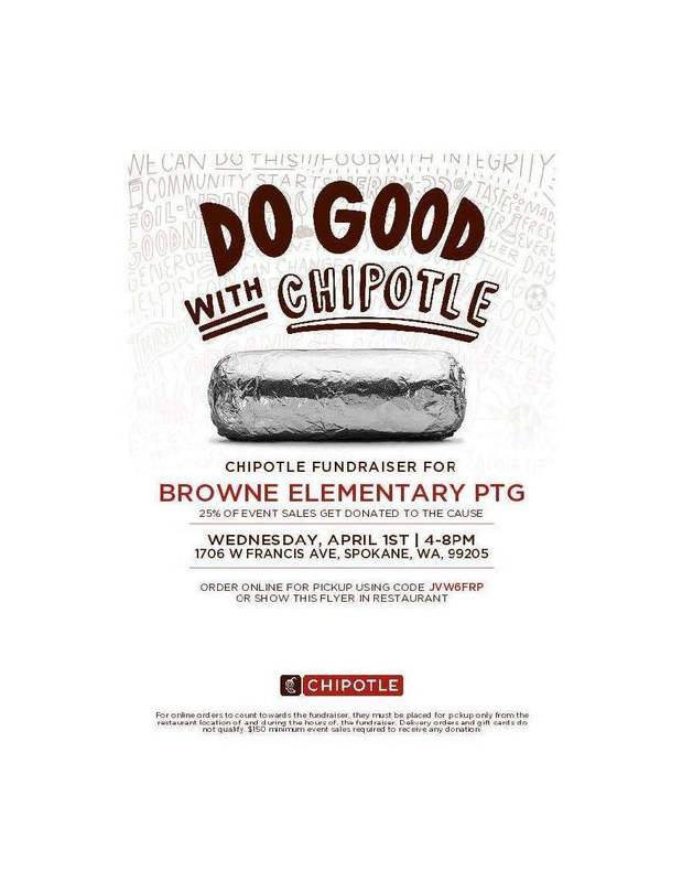 Chipotle Fundraiser Flyer