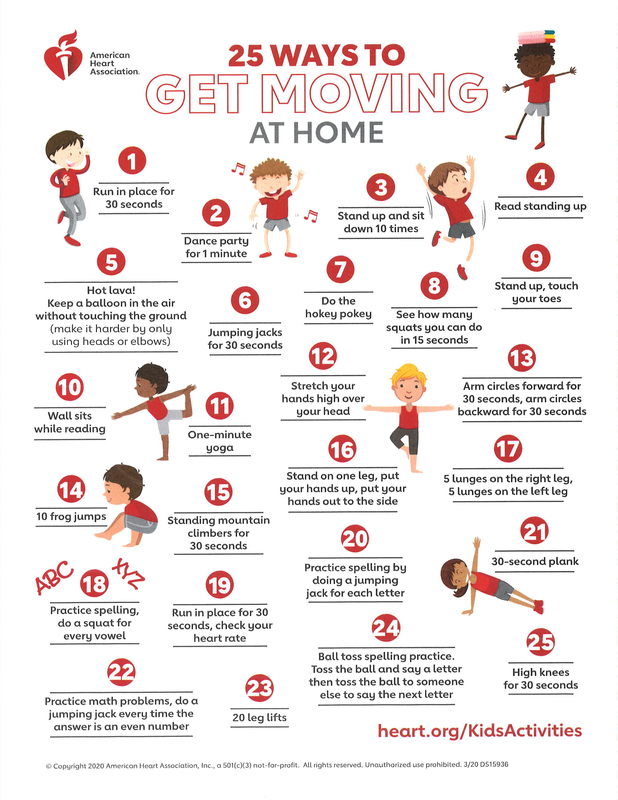 25 Ways to Get Moving