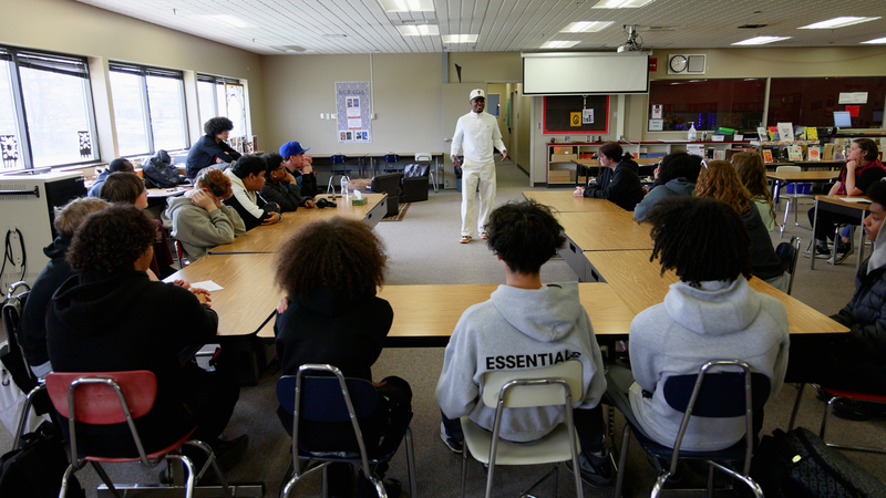 William Davis speaks to student group at NC