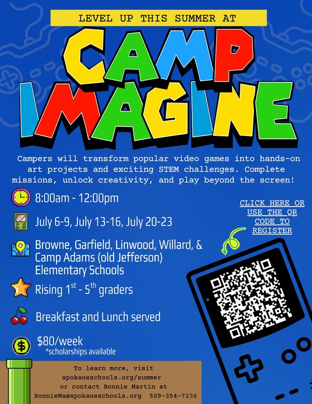 Camp Imagine Flyer