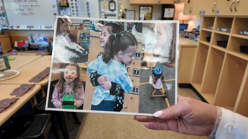 Student with autism gives first hug