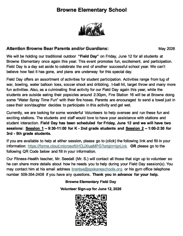 Field Day Letter