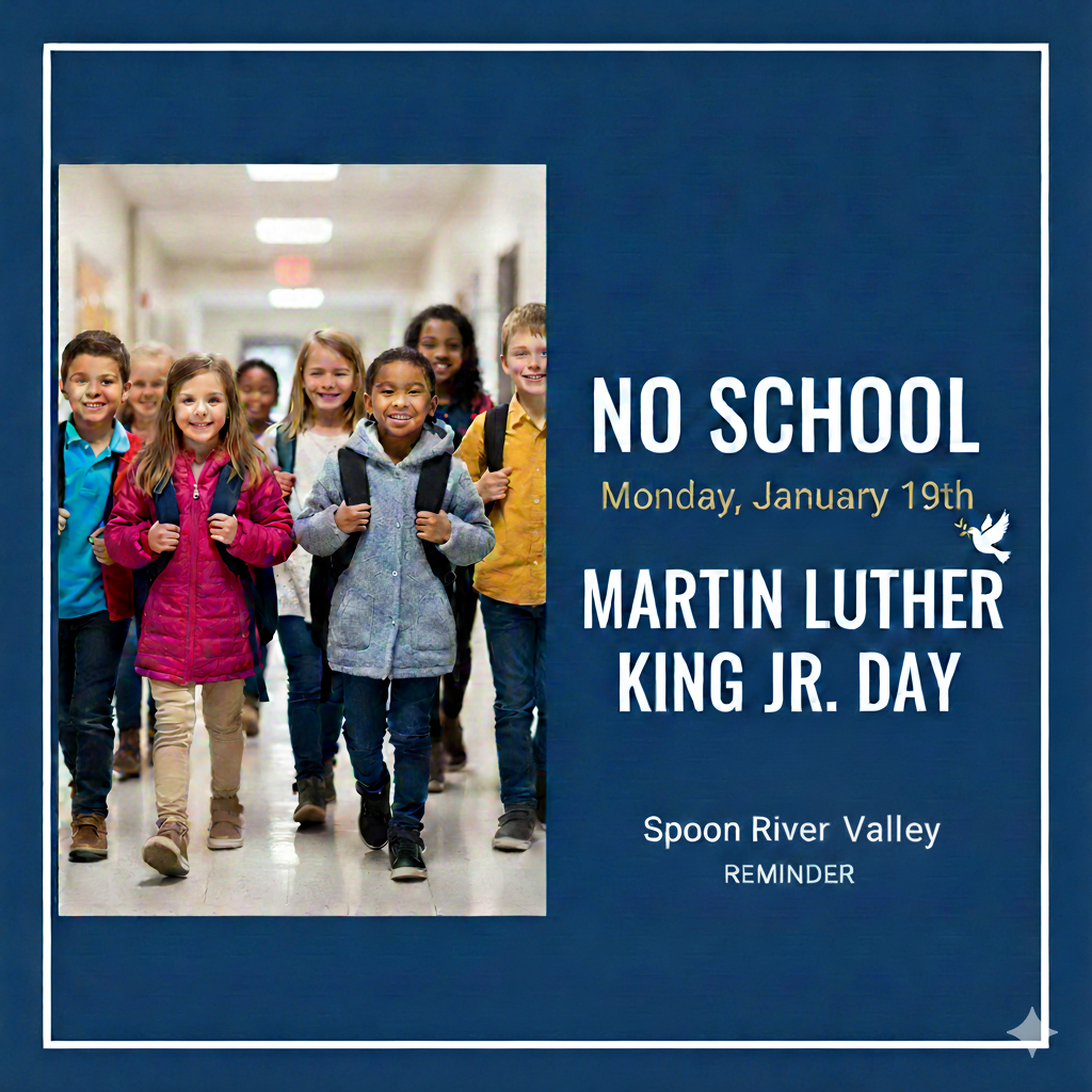 No School Monday January 19