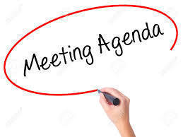 Meeting agenda