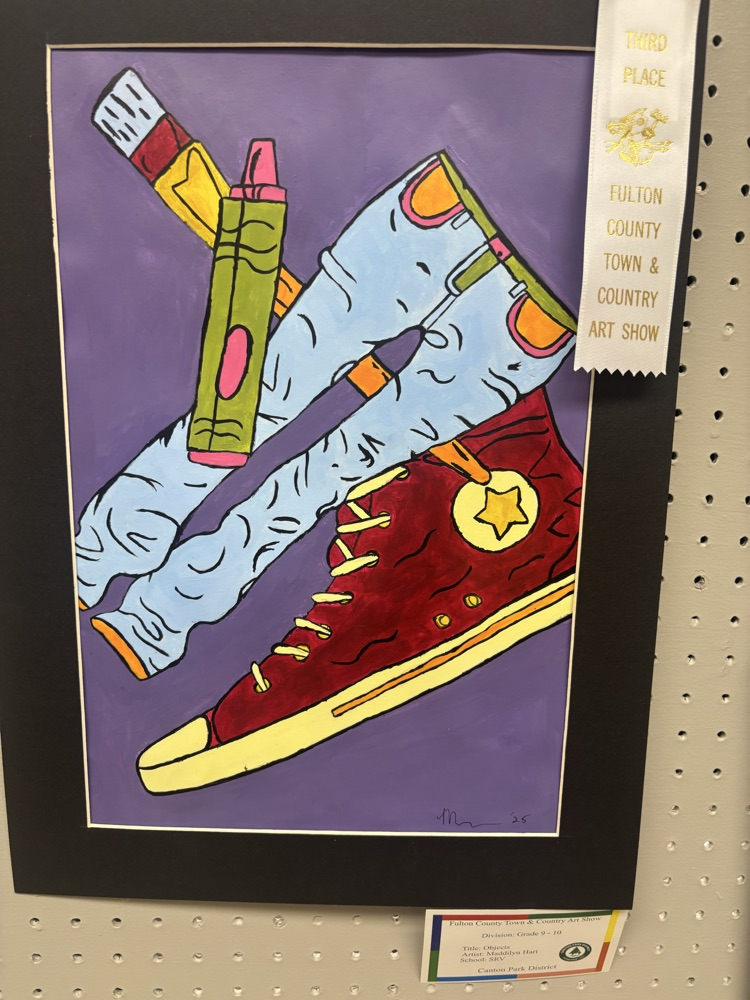 More amazing artwork from the Town & Country Art Show—check out these student creations! 👏
