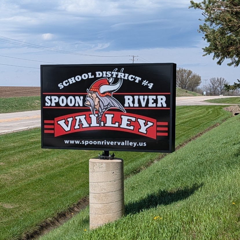 Valley road sign