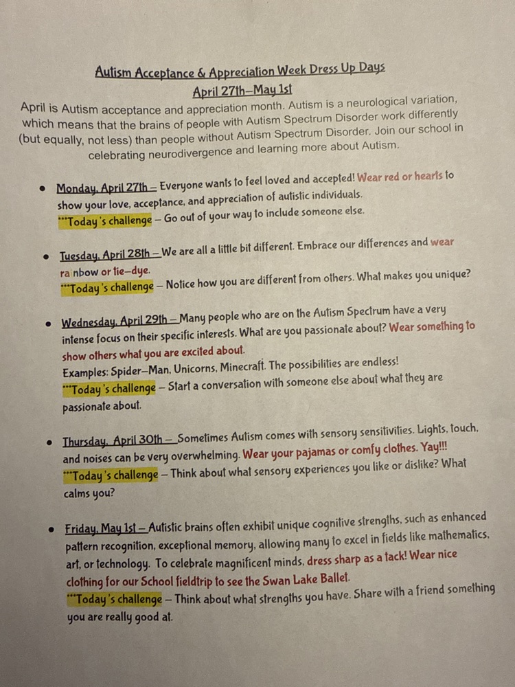 April 27- May 1