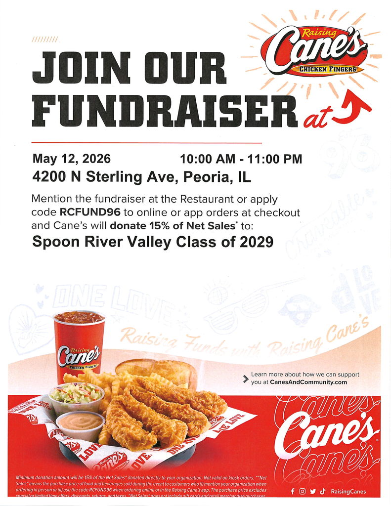 Raising Cane's Fundraiser