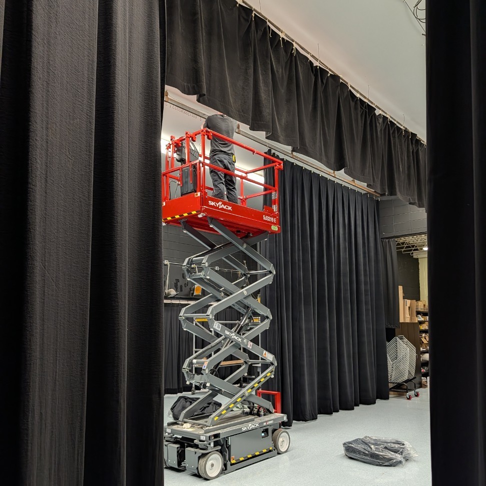New curtains going up