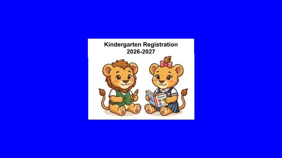 Kindergarten Registration