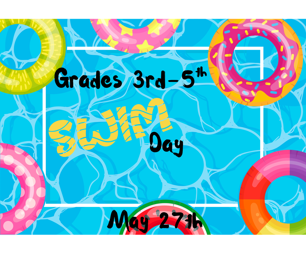 3rd - 5th Grades: Swim Days