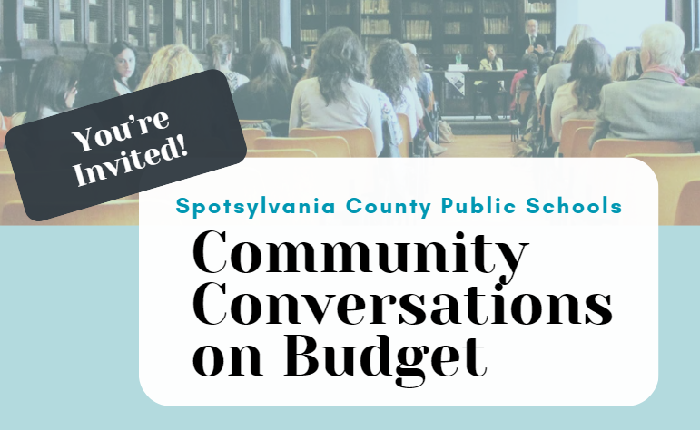 community conversations on budget logo