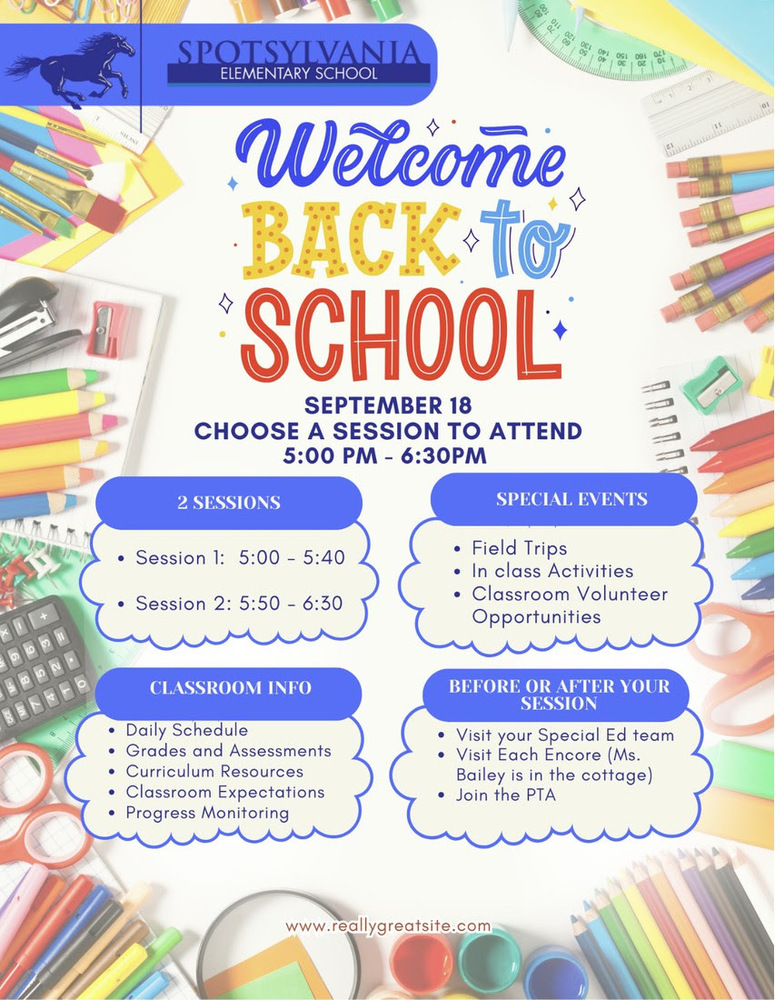 Back to School Night