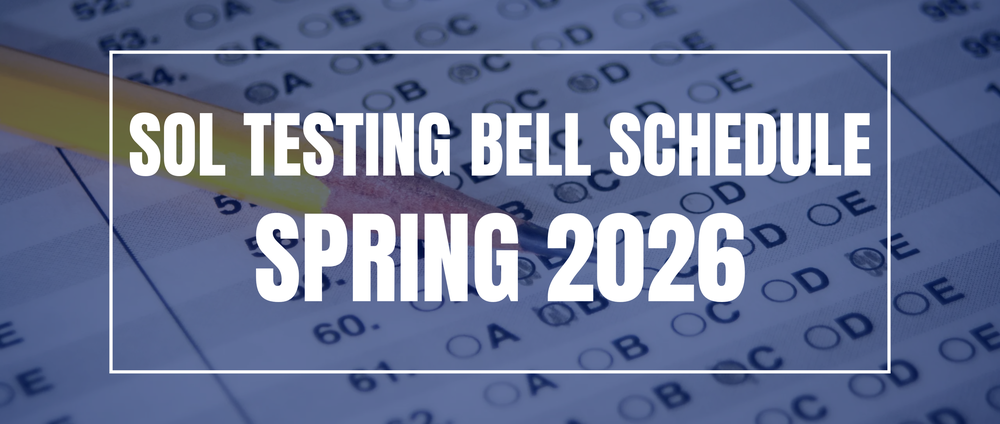 Spring SOL Bell Schedule 2026