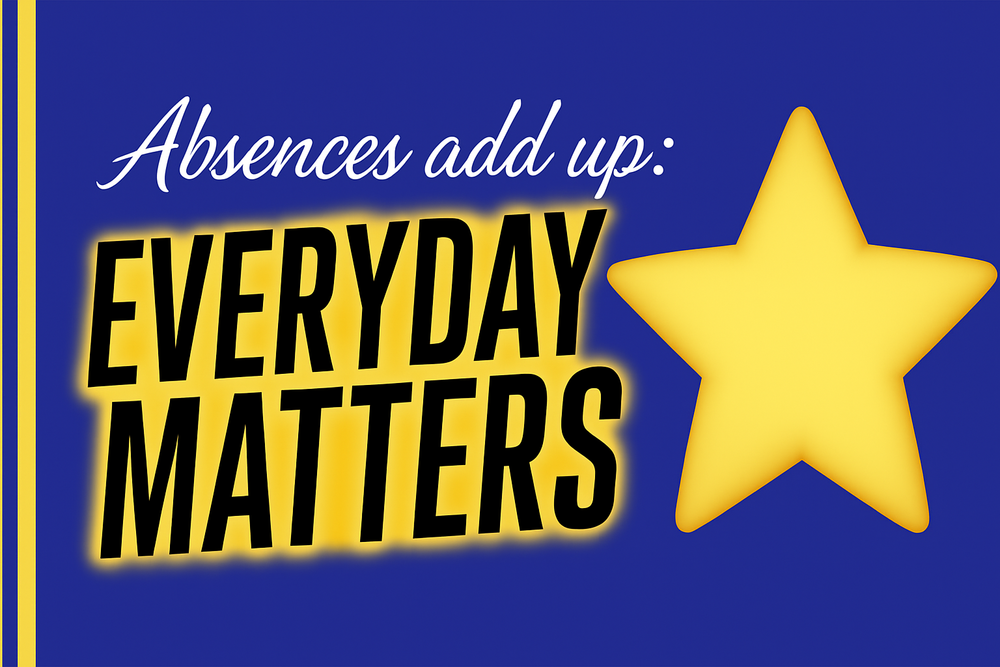 Absences Add Up messaging
