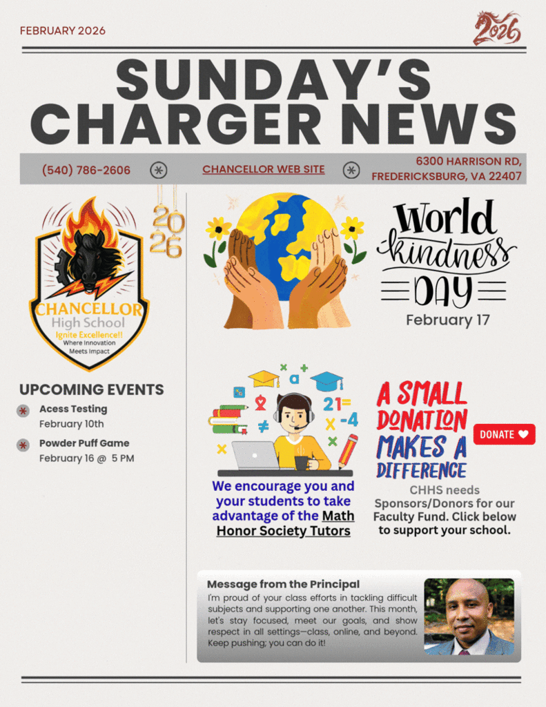 Powder Puff Game, world kindness day, donations, math tutoring