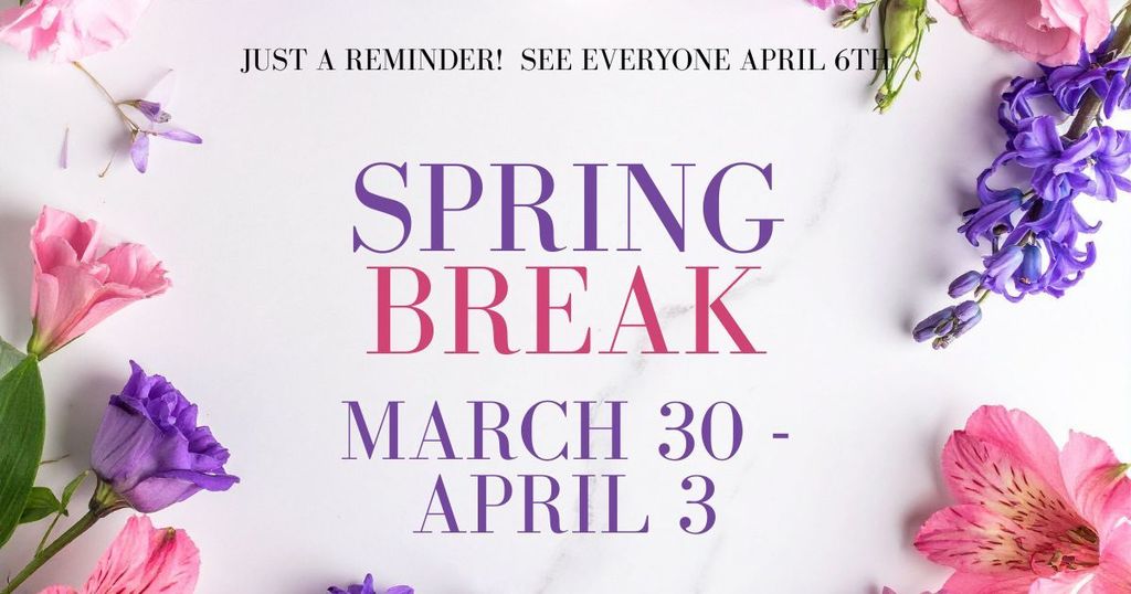 pink and purple flowers surround the text