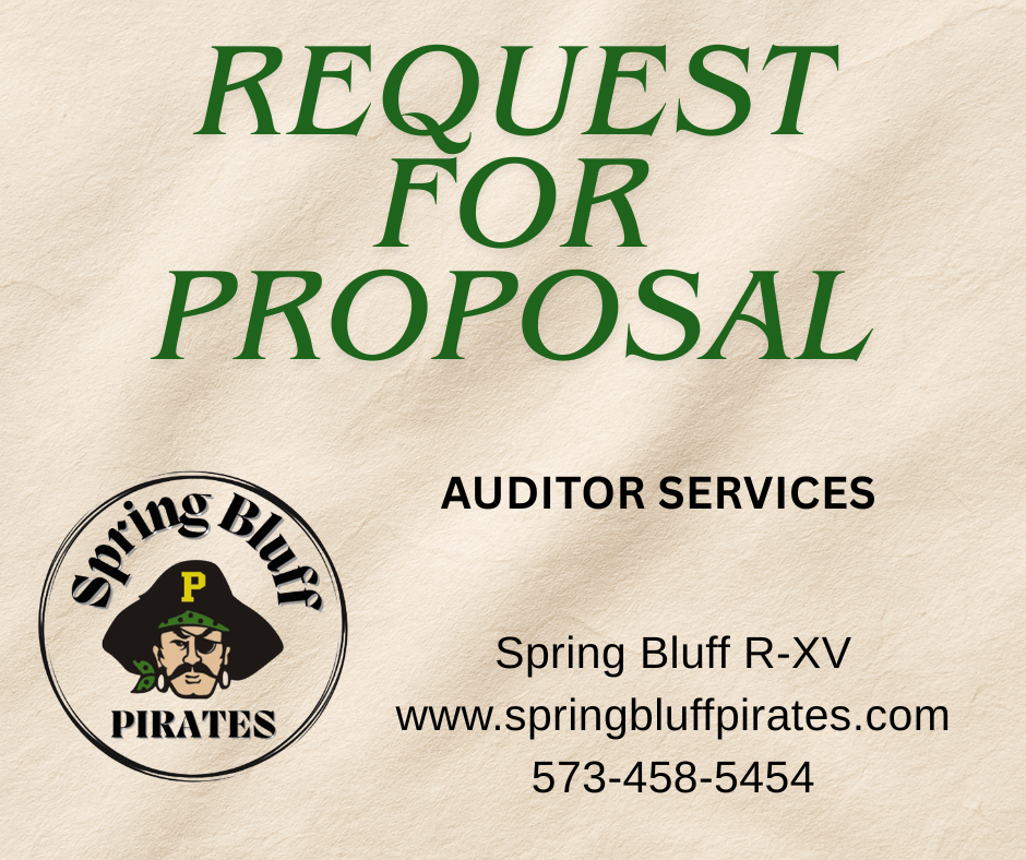 Request for proposal for auditor services