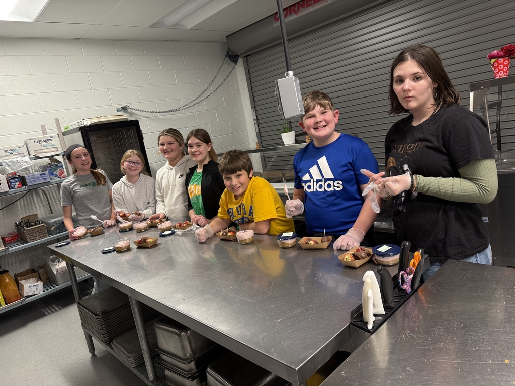 Culinary club made chocolate dipped strawberries and mini cheesecakes