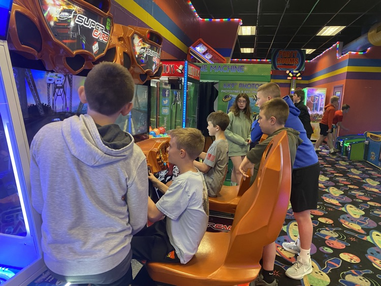 Middle school enjoys a day of bowling 