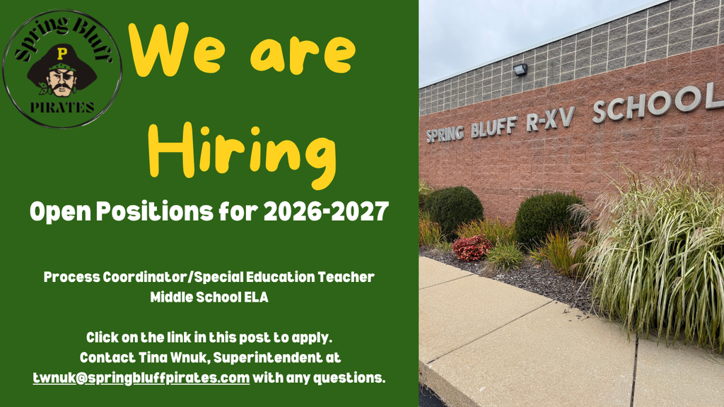 Hiring Post for ELA and PC/SpEd Teacher