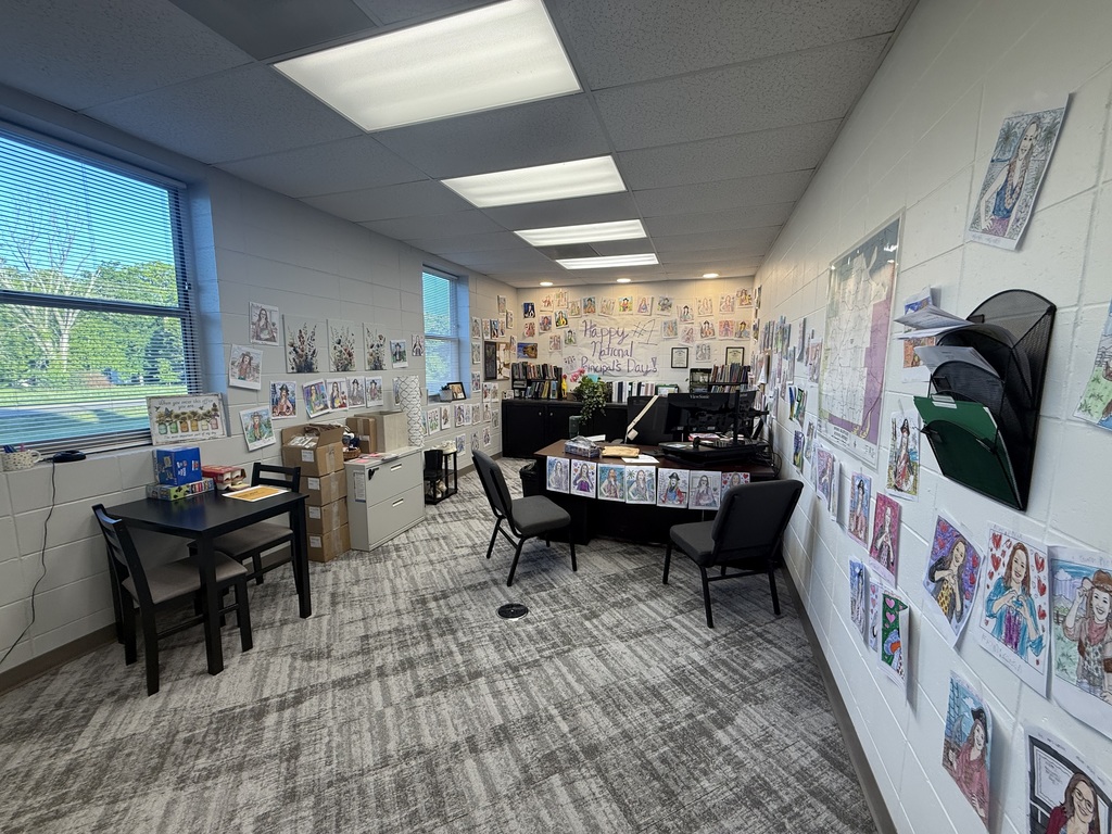 a picture of a decorated principals office