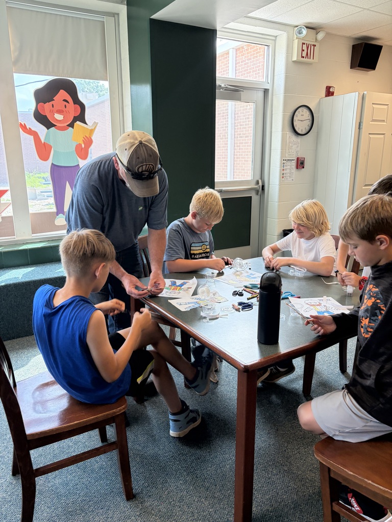students coloring